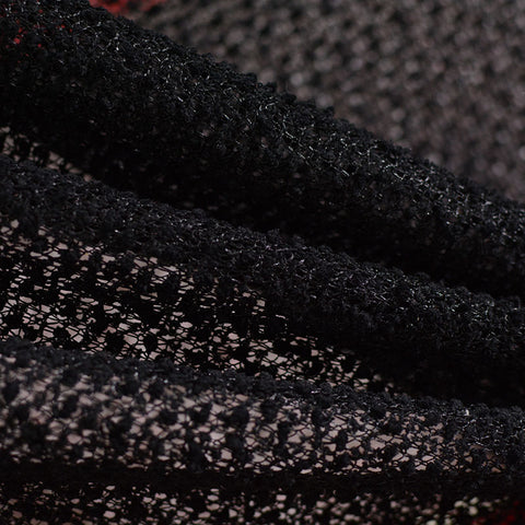 Black Dot Chunky Knit, Polyester