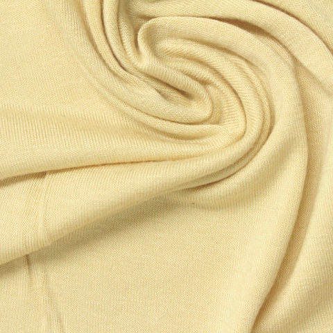 Viscose Stretch Jersey Knit Fabric, 190 gsm, 165 cm — Yellow
