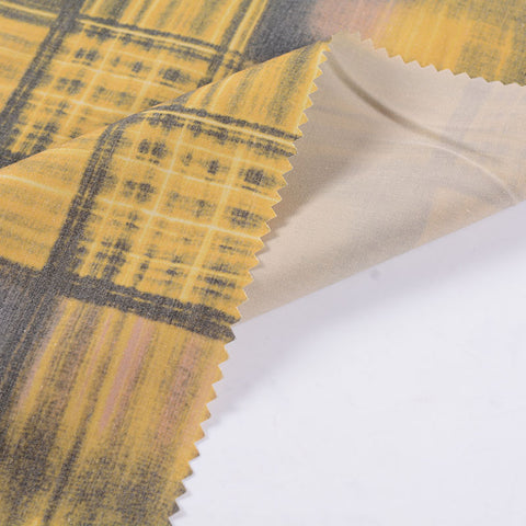 Gold Abstract-Brushstroke Woven, Polyester