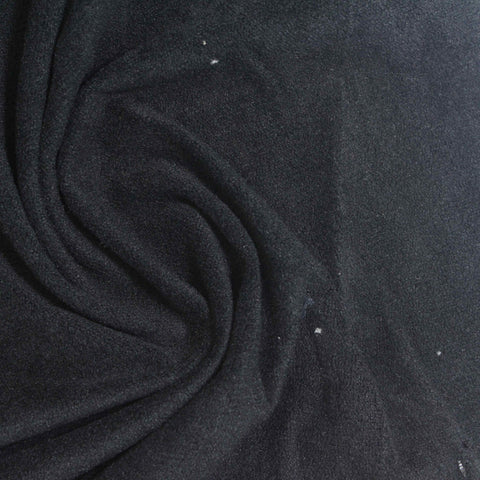 Black Brushed Faux Suede, Polyester