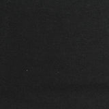 Brushed Polyester Cotton Interlock Knit Fabric, 330 gsm — Black — photo 2