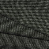 Light Grey Houndstooth Interlock Knit, Poly-Nylon — photo 2