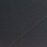 Cotton Polyester Stretch Scuba Knit Fabric, 350 gsm, 160 cm — Black — photo 2