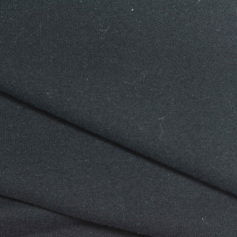 Brushed Cotton Stretch French Terry Fabric, 380 gsm, 165 cm — Grey