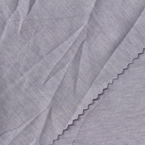 Tencel Lyocell Acrylic Blend Stretch Rib Knit Fabric, 190 gsm, 160 cm — Purple, ref EF-270775