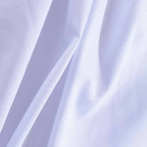 Polyester Stretch Knit Fabric, 151 gsm, 160 cm — White