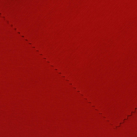 Scuba Knit Fabric, 298 gsm, 160 cm — Red