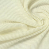 Polyester Cotton Rib Knit Fabric, 95 gsm, 165 cm — Beige — photo 2