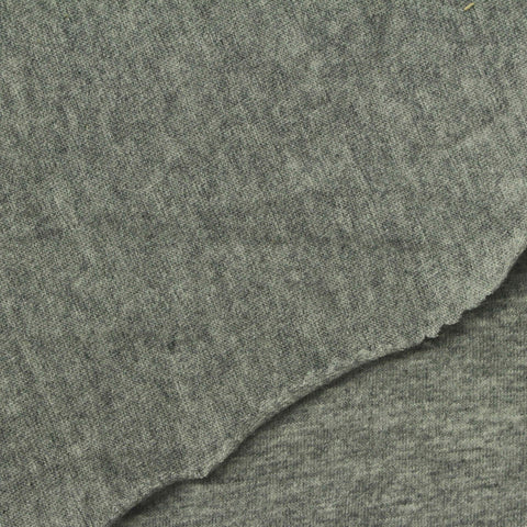 Heathered Grey Marl Jersey Knit, Cotton, 142 gsm