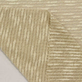 Light Beige Horizontal-Stripe Chunky Knit, Poly-Cotton — photo 2