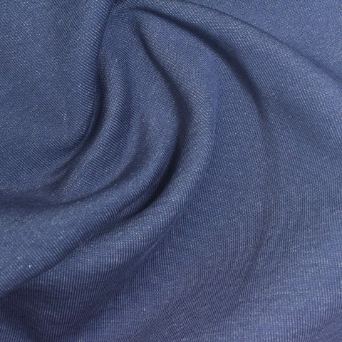 Blue Marl Scuba Knit, Poly-Cotton, 272 gsm