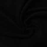 Acrylic Stretch Chunky Knit Fabric, 142 gsm, 95 cm — Black — photo 2