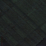 Dark Blue Plaid Interlock Knit, Poly-Viscose — photo 2