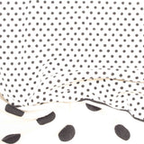 Black Dots Jersey Knit, Polyester — photo 2