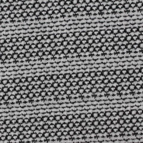 Black Diagonal-Diamond Jacquard