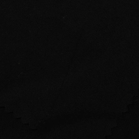 Brushed Polyester Velvet Fabric, 165 gsm — Black