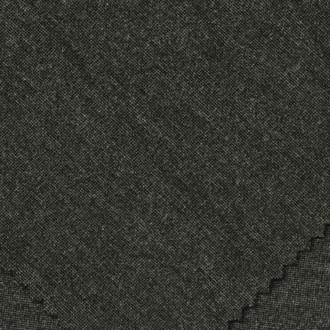 Dark Grey Marl Ponte Knit, Viscose-Nylon, 370 gsm, 170 cm