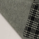 Black Plaid Jacquard, Polyester — photo 2