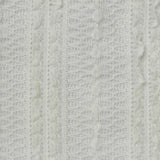 White Textured-Stripe Lace, Nylon — photo 2
