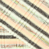 Dark Brown Horizontal-Stripe Rib Knit, Polyester — photo 2