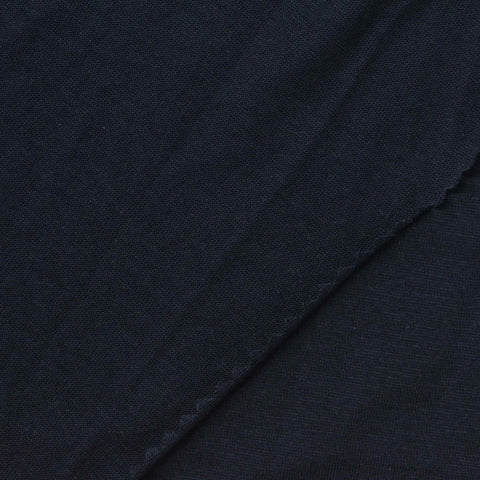 100% Cotton Jersey Knit Fabric, 135 gsm, 155 cm — Navy