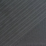 Dark Grey Marl Rib Knit, Polyester — photo 2