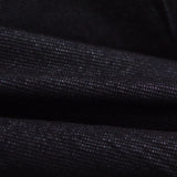 100% Cotton Denim Fabric, 165 cm — Black — photo 2