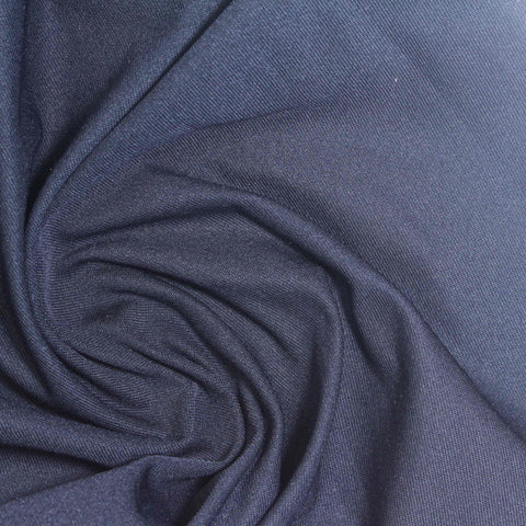 100% Polyester Jersey Knit Fabric, 162 gsm, 165 cm — Navy