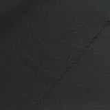Modal Nylon Stretch Ponte Knit Fabric, 175 gsm, 180 cm — Black — photo 2