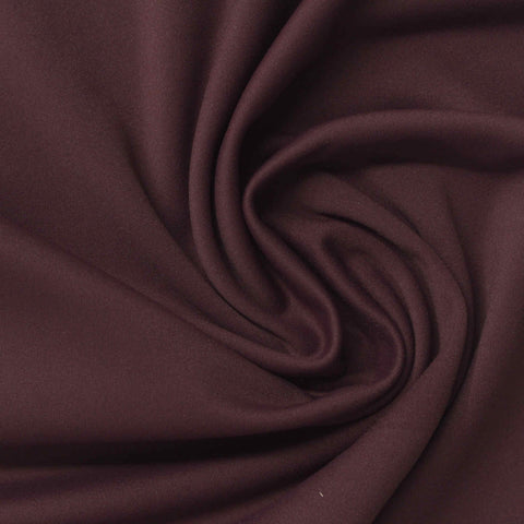 Dark Plum Interlock Knit, Nylon-Spandex