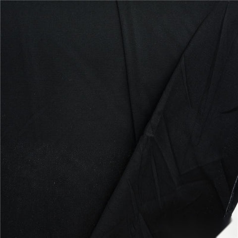 100% Cotton Woven Fabric, 171 gsm — Black