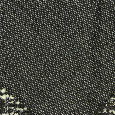 Jacquard Polyester Metallic Stretch Bouclé Fabric, 350 gsm, 150 cm — Black