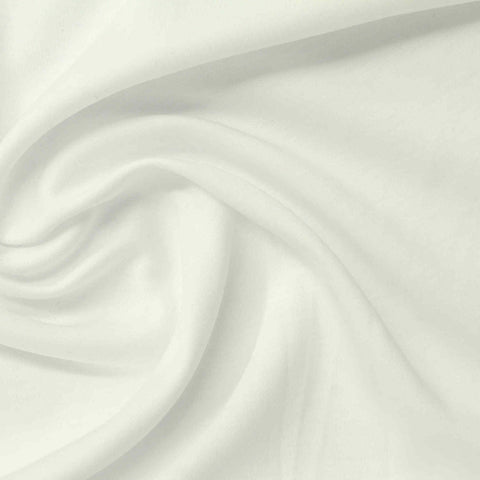 100% Cotton Interlock Knit Fabric, 195 gsm, 175 cm — White