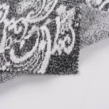Black Paisley Jacquard, Polyester — photo 2