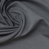 Tencel Lyocell Polyester Stretch Interlock Knit Fabric, 220 gsm, 160 cm — Grey — photo 2