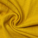 Brushed Viscose Stretch Jersey Knit Fabric, 248 gsm, 165 cm — Yellow — photo 2