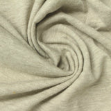 Light Beige Marl Jersey Knit, Cotton-Poly — photo 2