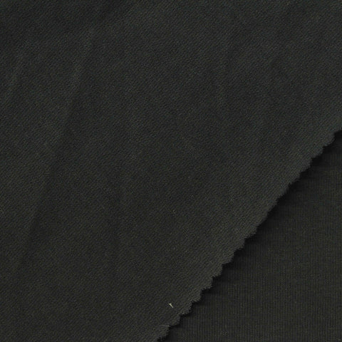 100% Cotton Jersey Knit Fabric, 200 gsm, 180 cm — Black