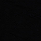 Jacquard Polyester Viscose Stretch Crepe Fabric, 240 gsm, 160 cm — Black — photo 2