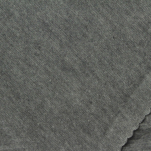 Heather Grey Marl Jersey Knit, Cotton-Poly, 140 gsm