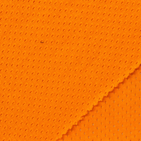 Jacquard 100% Cotton Jersey Knit Fabric, 220 gsm — Orange