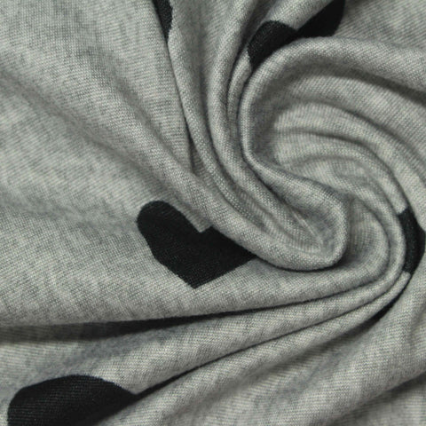 Black Heart Milk Silk Knit