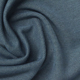 Heather Cotton Polyester Interlock Knit Fabric, 170 gsm, 173 cm — Blue — photo 2
