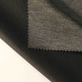 Cotton Polyester Birdseye Knit Fabric, 235 gsm, 180 cm — Black — photo 2