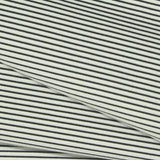 Black Horizontal-Stripe Warp Knit, Poly-Spandex — photo 2