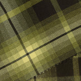 Olive Plaid Woven, Poly-Viscose, 285 gsm — photo 2