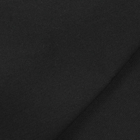 100% Polyester Bengaline Fabric, 389 gsm — Black