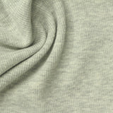 Light Grey Marl Rib Knit, Cotton-Poly — photo 2