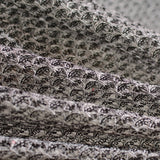 Black Geometric Jacquard, Poly-Viscose — photo 2