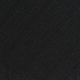 Polyester Stretch Rib Knit Fabric, 287 gsm, 150 cm — Black — photo 2